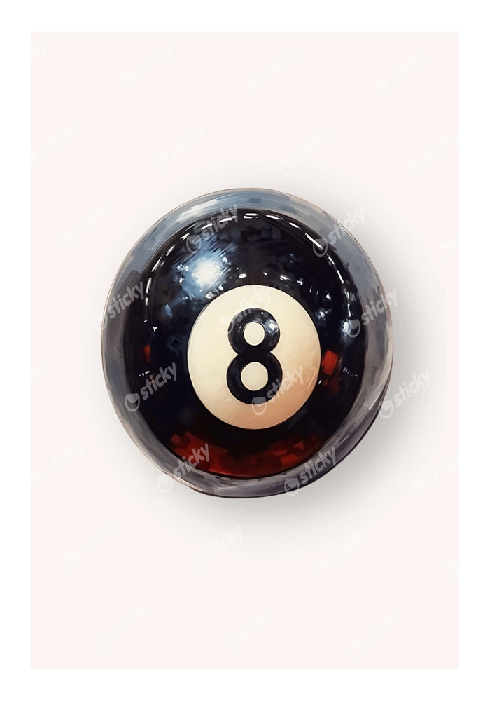 Πόστερ RETRO TRENDY 8BALL