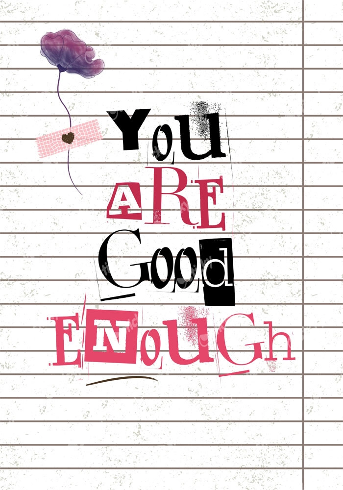 Πόστερ RETRO TRENDY YOU ARE GOOD ENOUGH