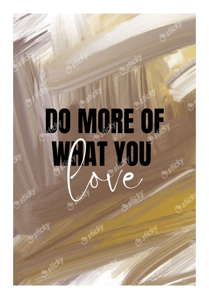 Πόστερ RETRO TRENDY DO MORE OF WHAT YOU LOVE