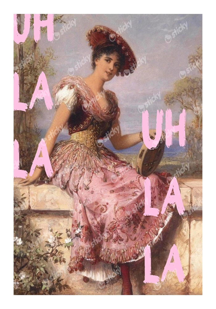 Πόστερ ALTERED ART UH LA LA