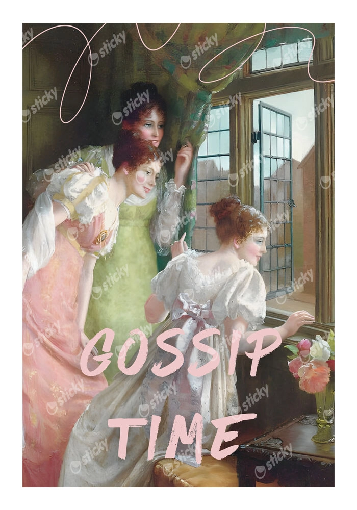 Πόστερ ALTERED ART GOSSIP TIME
