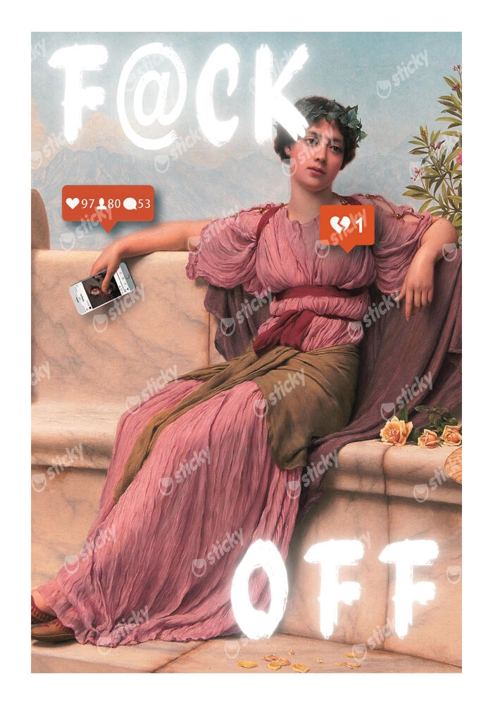 Πόστερ ALTERED ART F@CK OFF