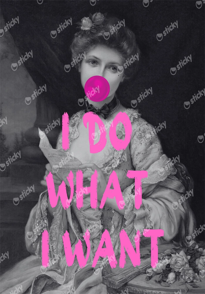Πόστερ ALTERED ART I DO WHAT I WANT 2