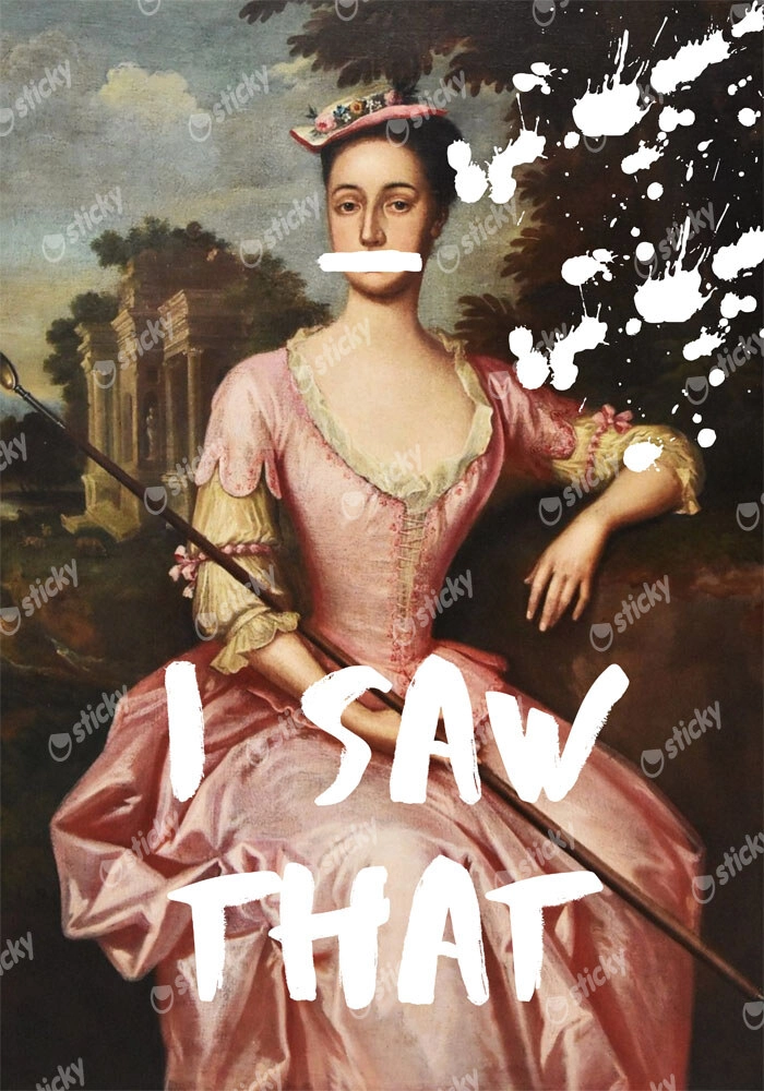 Πόστερ ALTERED ART I SAW THAT