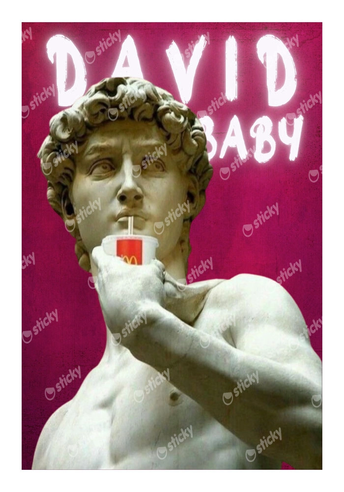 Πόστερ ALTERED ART DAVID BABY
