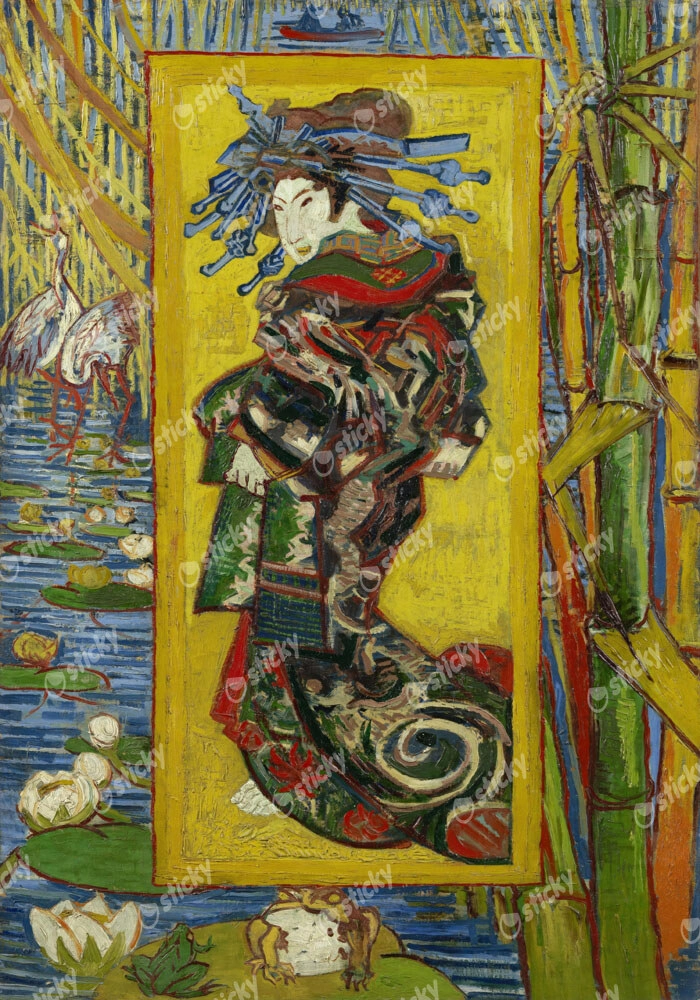 Πινακας σε καμβά VAN GOGH - COURTESAN AFTER EISEN
