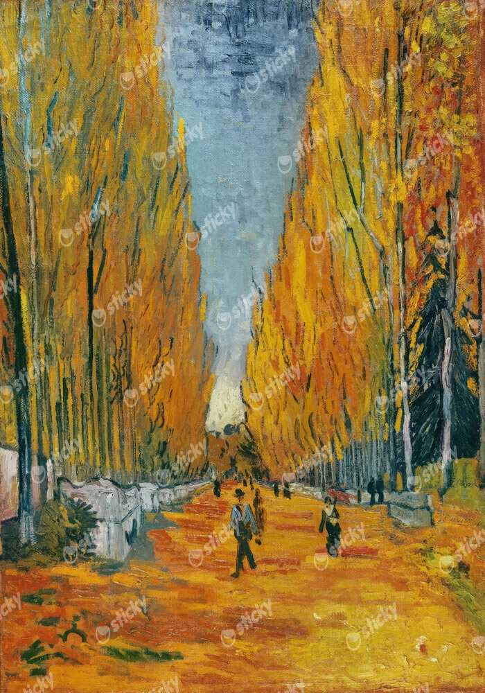 Πινακας σε καμβά VAN GOGH - L'ALLEE DES ALYSCAMPS ARLES