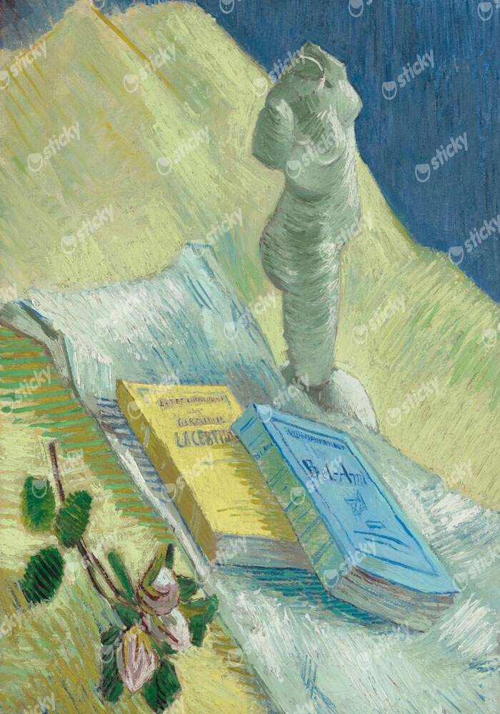 Πινακας σε καμβά VAN GOGH - STILL LIFE WITH PLASTER STATUETTE