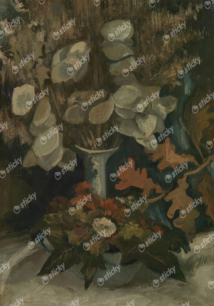 Πινακας σε καμβά VAN GOGH - VASE WITH HONESTY