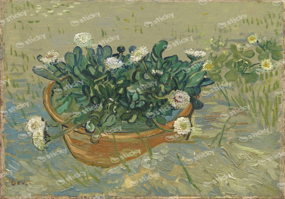 Πινακας σε καμβά VAN GOGH - DAISES ARLES