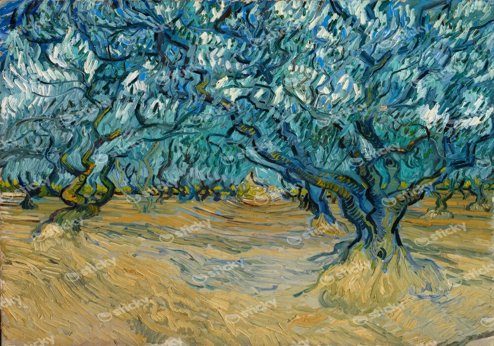 Πινακας σε καμβά VAN GOGH - THE OLIVE GROVE