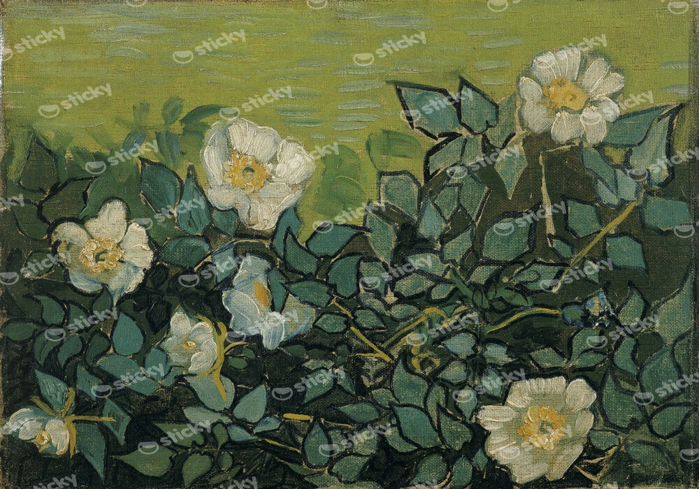 Πινακας σε καμβά VAN GOGH - WILD ROSES