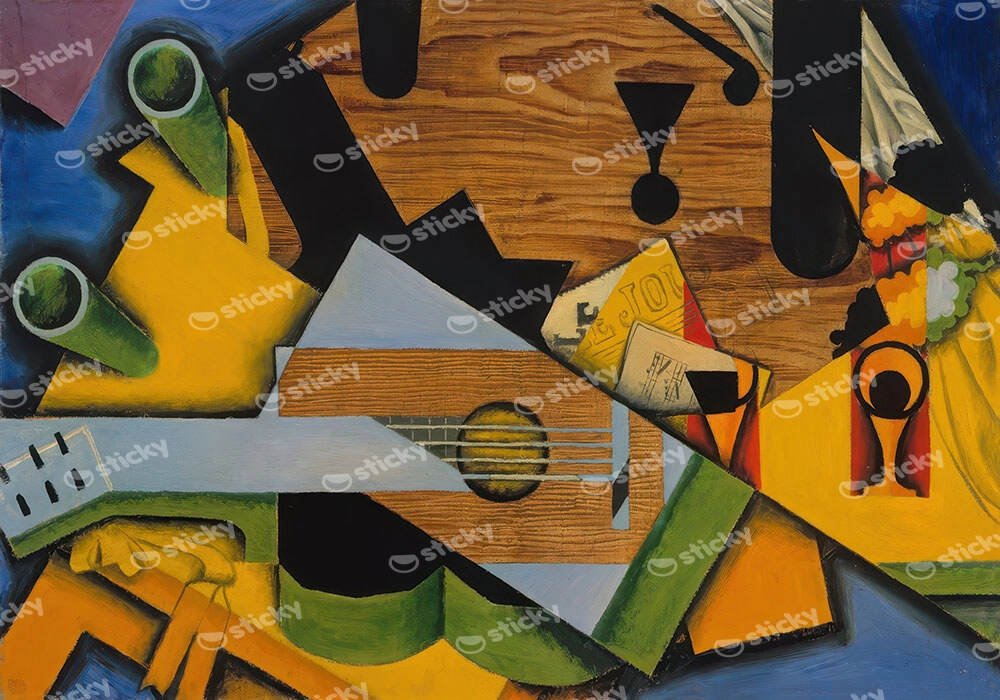 Πινακας σε καμβά JUAN GRIS - STILL LIFE WITH A GUITAR