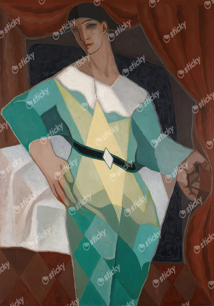 Πινακας σε καμβά JUAN GRIS - ARLEQUIN