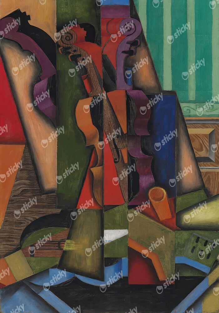 Πινακας σε καμβά JUAN GRIS - GUITAR AND VIOLIN