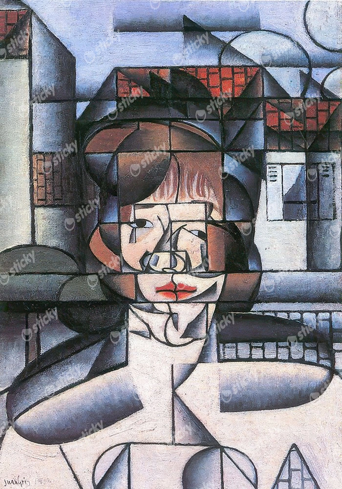 Πινακας σε καμβά JUAN GRIS - PORTRAIT OF GERMAINE RAYNAL
