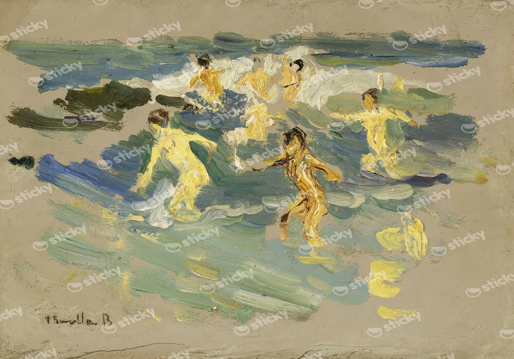 Πινακας σε καμβά JOAQUIN SOROLLA - BEACH AT VALENCIA