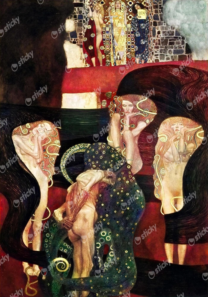 Πινακας σε καμβά KLIMT - JURISPRUDENZ