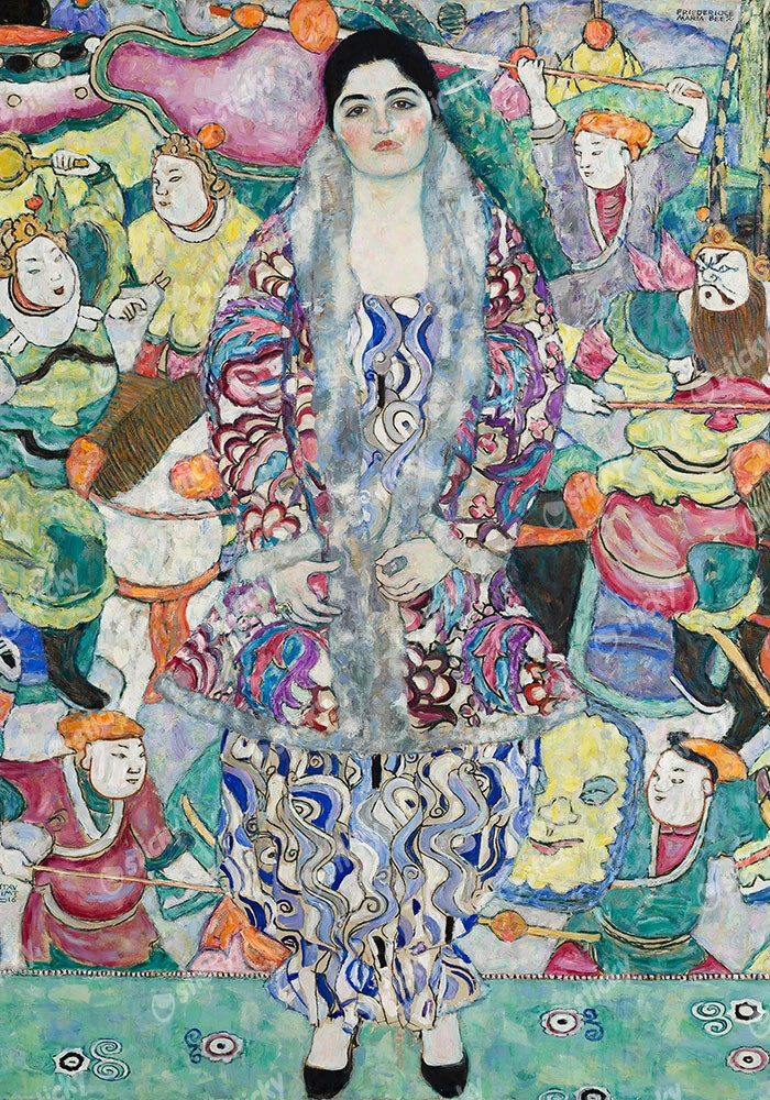 Πινακας σε καμβά KLIMT - PORTRAIT OF FRIEDERIKE MARIA BEER