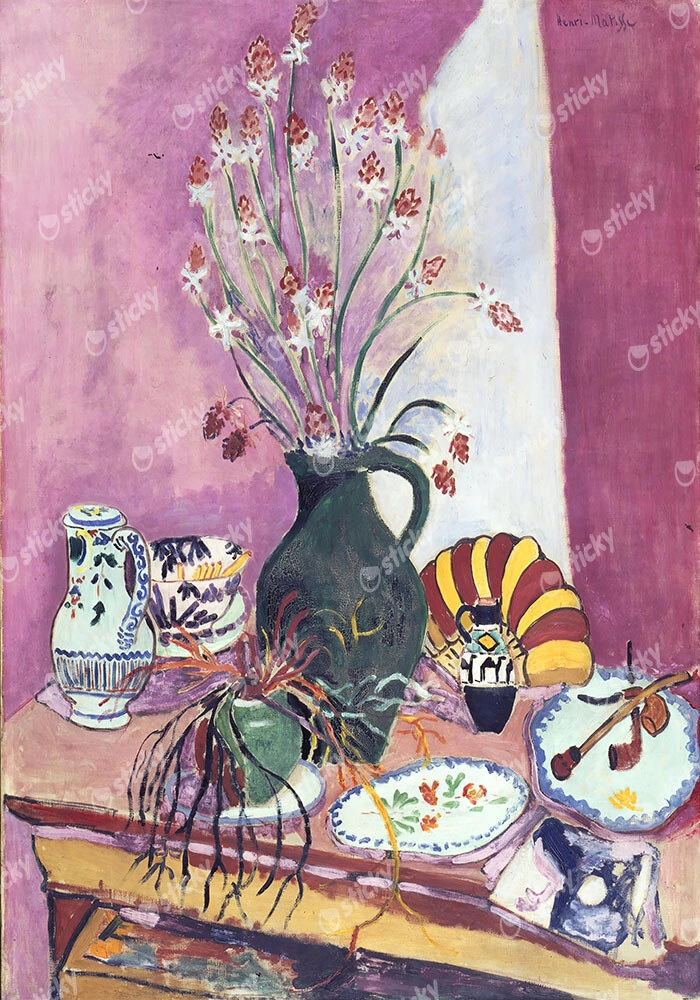 Πινακας σε καμβά MATISSE - STILL LIFE WITH ASPHODELS
