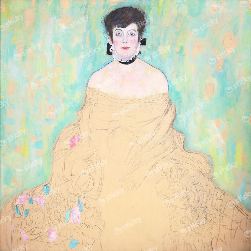 Πίνακας σε καμβά KLIMT - PORTRAIT OF AMALIE ZUCKERKANDL
