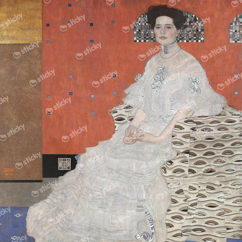 Πίνακας σε καμβά KLIMT - PORTRAIT OF FRITZA RIEDLER