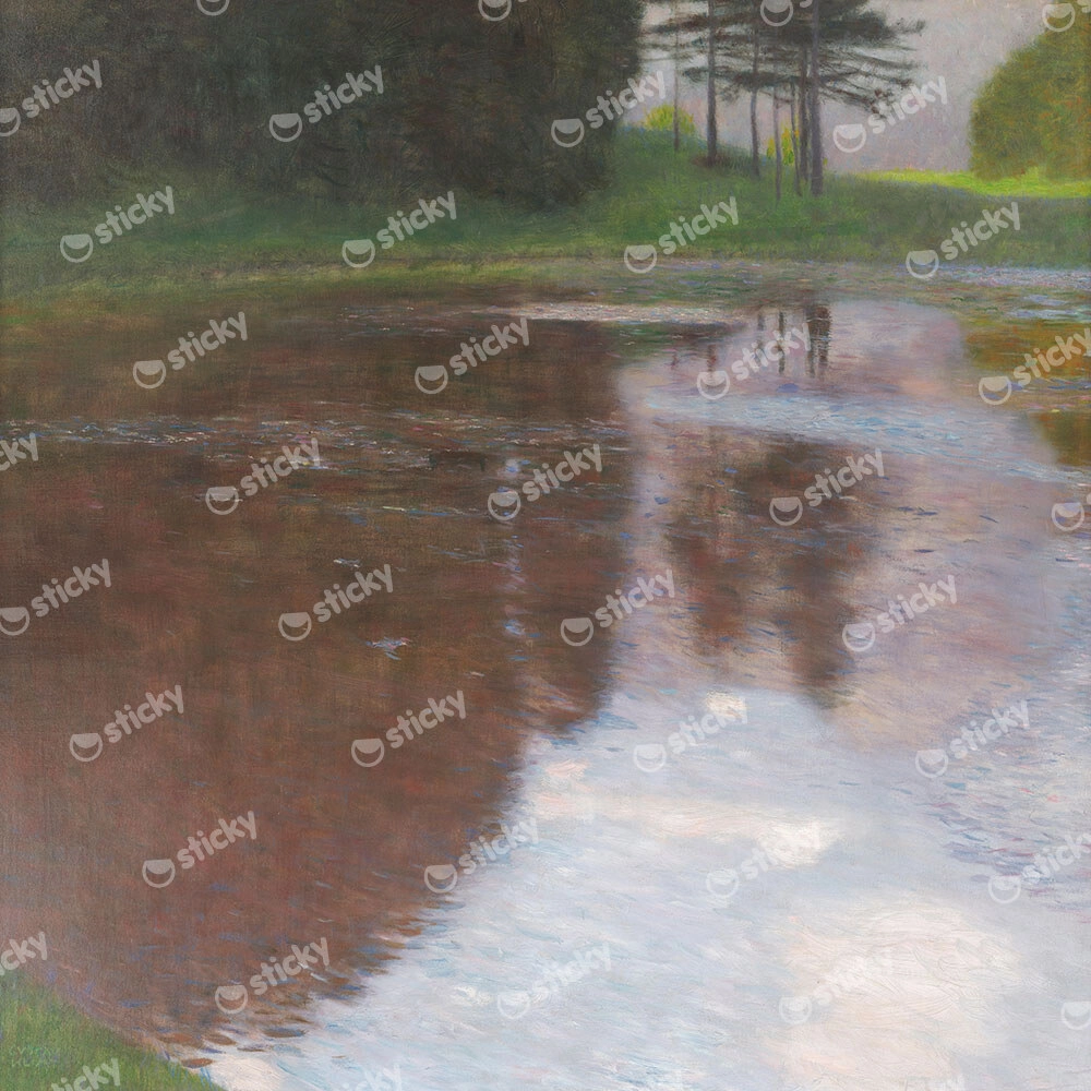 Πίνακας σε καμβά KLIMT - THE SWAMP
