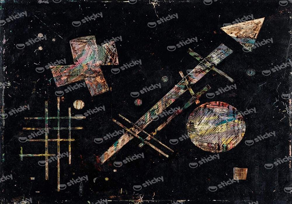 Πινακας σε καμβά KANDINSKY - ISOLATED SOUNDS