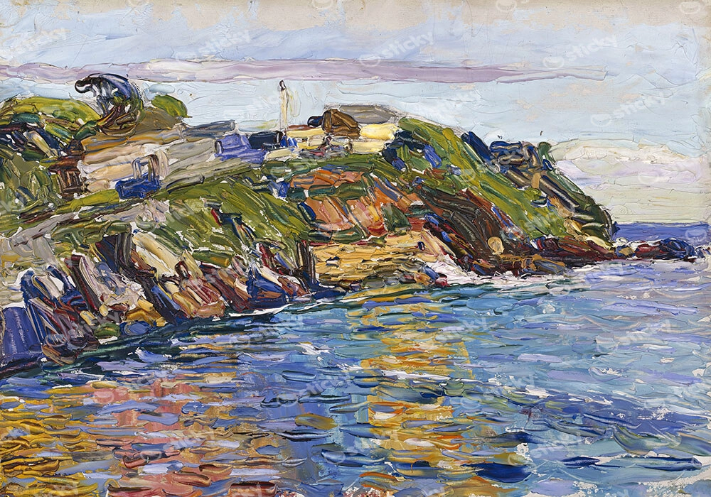 Πινακας σε καμβά KANDINSKY - RAPALLO THE BAY