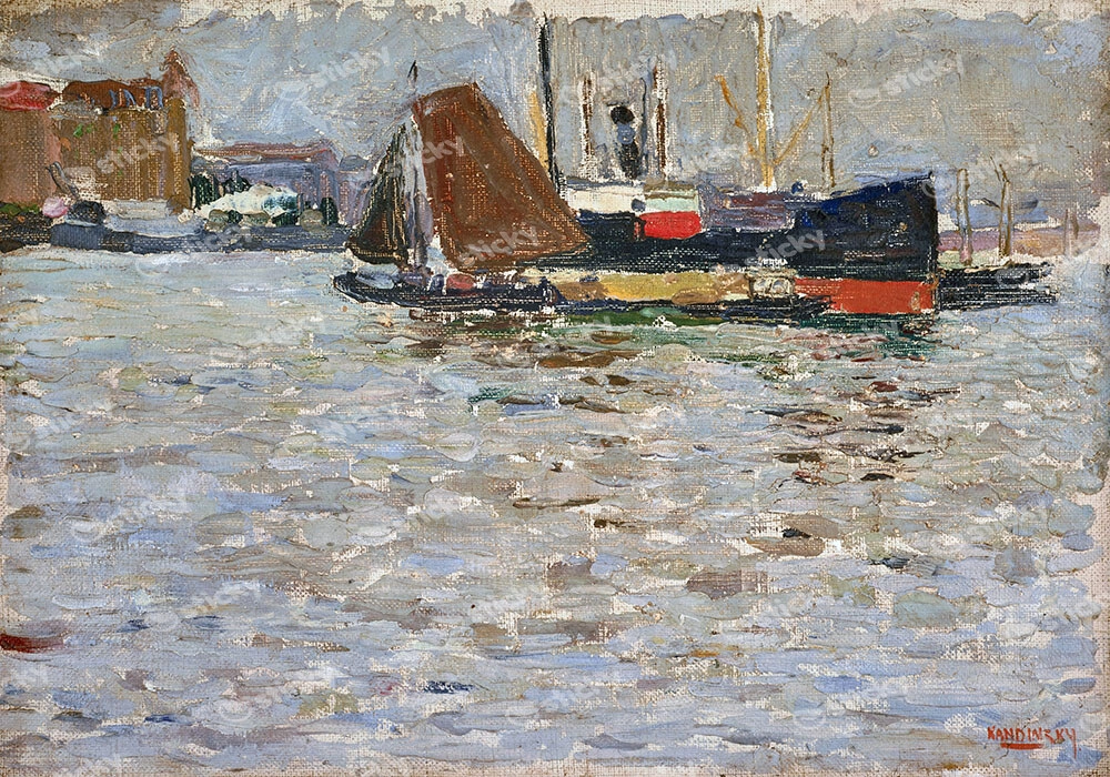 Πινακας σε καμβά KANDINSKY - ROTTERDAM SUN