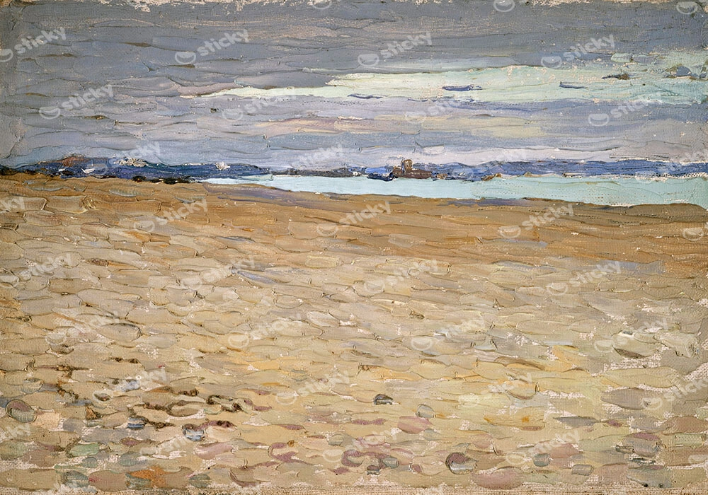 Πινακας σε καμβά KANDINSKY - TUNIS COASTAL LANDSCAPE I