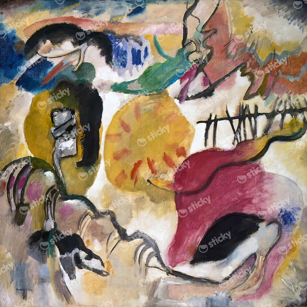 Πίνακας σε καμβά KANDINSKY - IMPROVISATION 27