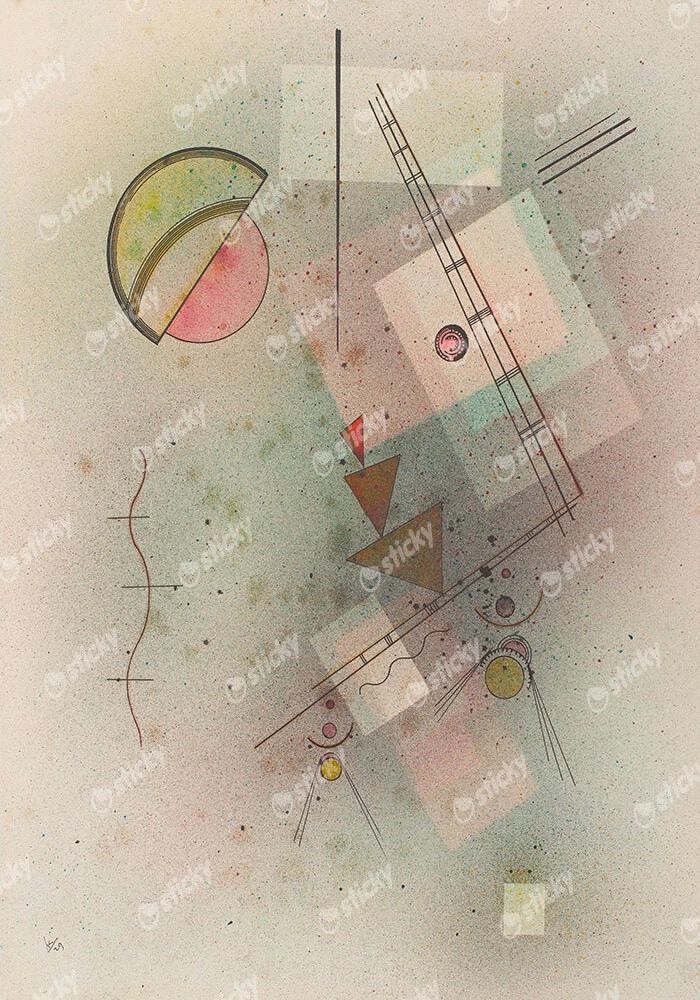 Πινακας σε καμβά KANDINSKY - GREEN SMELL