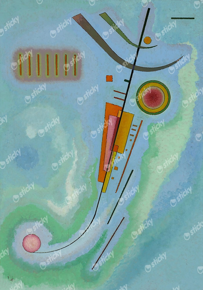 Πινακας σε καμβά KANDINSKY - LIGHT