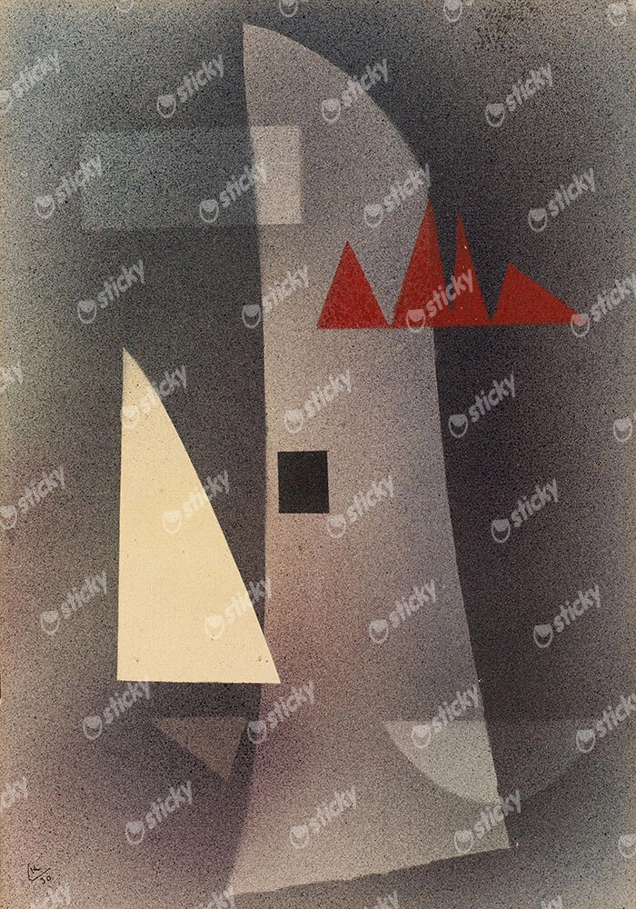 Πινακας σε καμβά KANDINSKY - OBSCURE