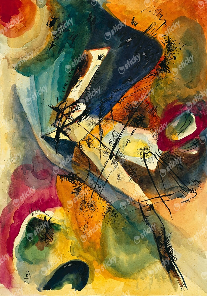 Πινακας σε καμβά KANDINSKY - UNTITLED 1915