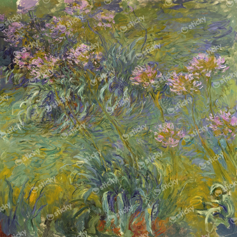 Πίνακας σε καμβά MONET - AGAPANTHUS