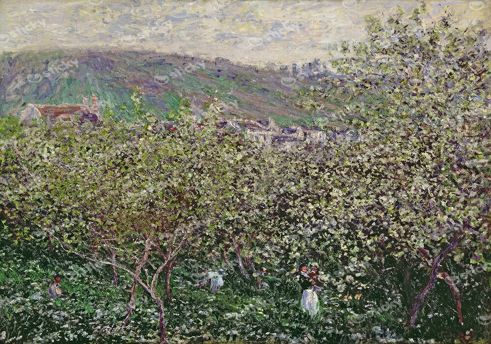 Πινακας σε καμβά MONET - FRUIT PICKERS