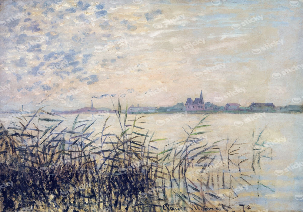 Πινακας σε καμβά MONET - THE SEINE NEAR ARGENTEUIL