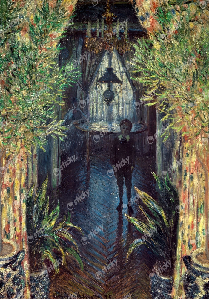 Πινακας σε καμβά MONET - A CORNER OF THE APARTMENT