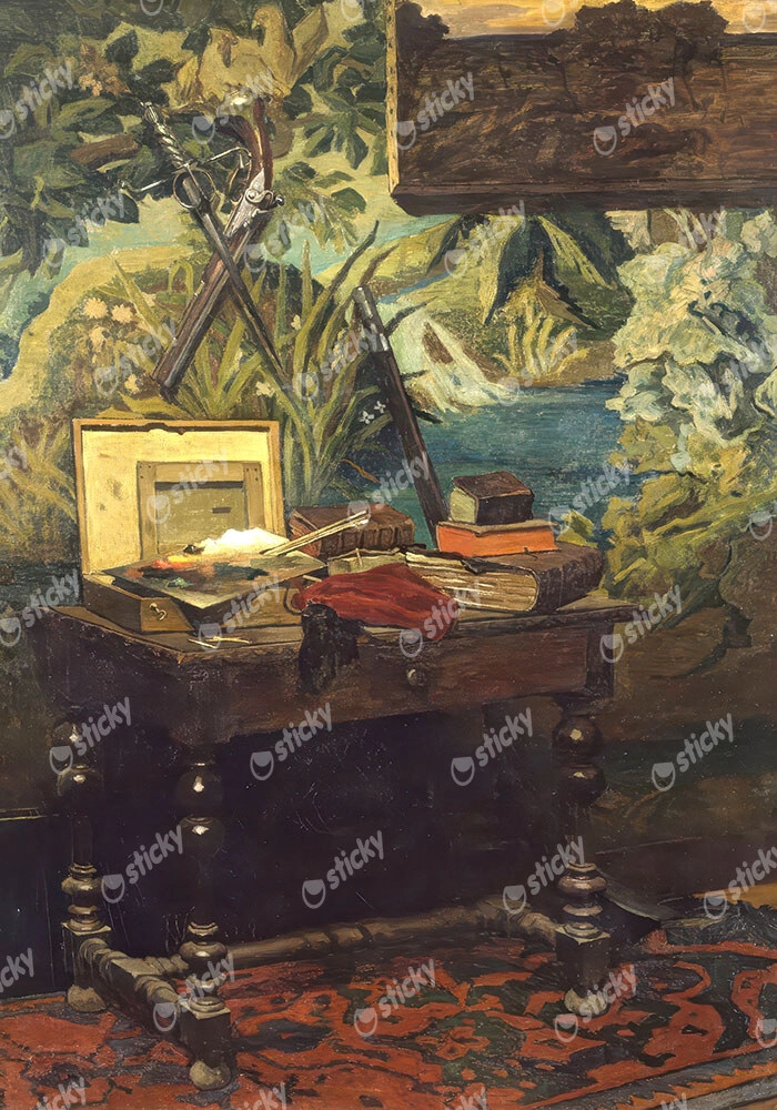 Πινακας σε καμβά MONET - A CORNER OF THE STUDIO