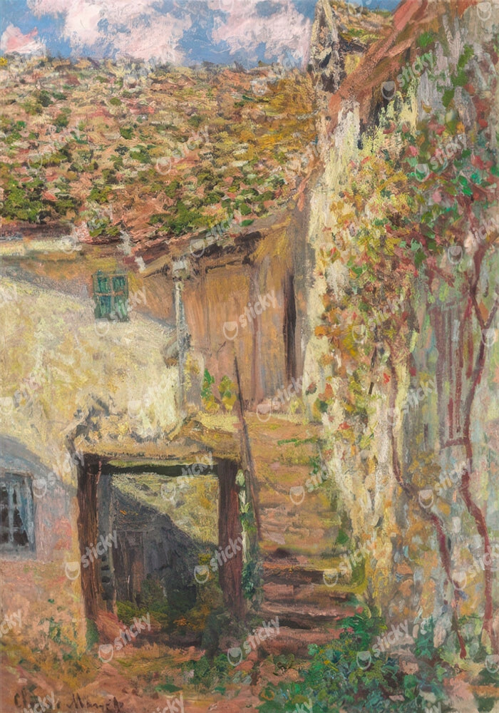 Πινακας σε καμβά MONET - THE STEPS