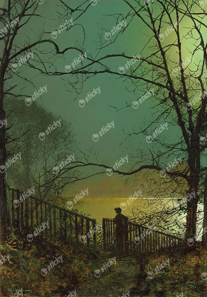 Πινακας σε καμβά JOHN ATKINSON - ROUNDHAY PARK LAKE