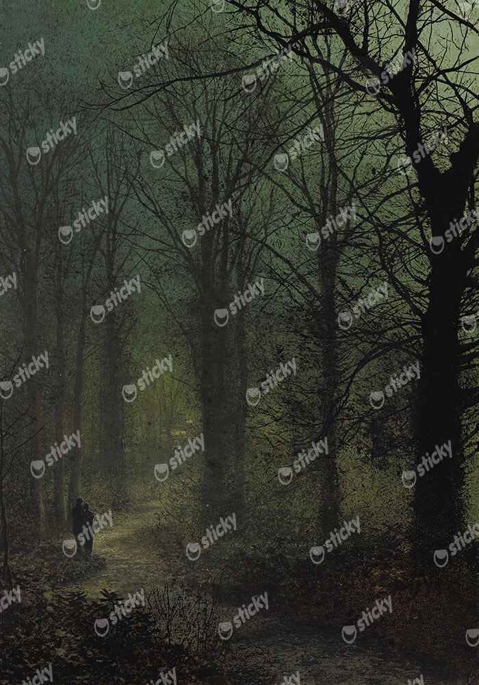 Πινακας σε καμβά JOHN ATKINSON - THRO' THE WOOD