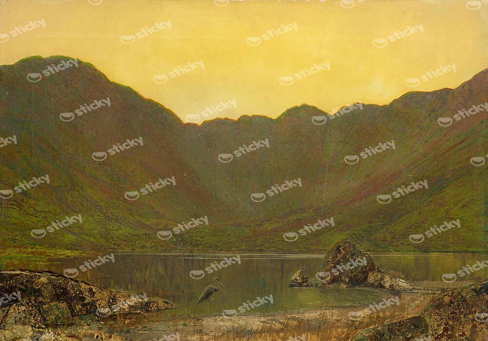 Πινακας σε καμβά JOHN ATKINSON - MOUNTAIN SOLITUDE