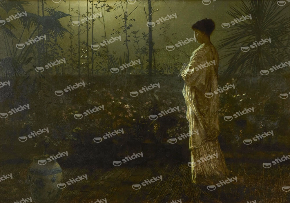 Πινακας σε καμβά JOHN ATKINSON - NIGHT VIGIL