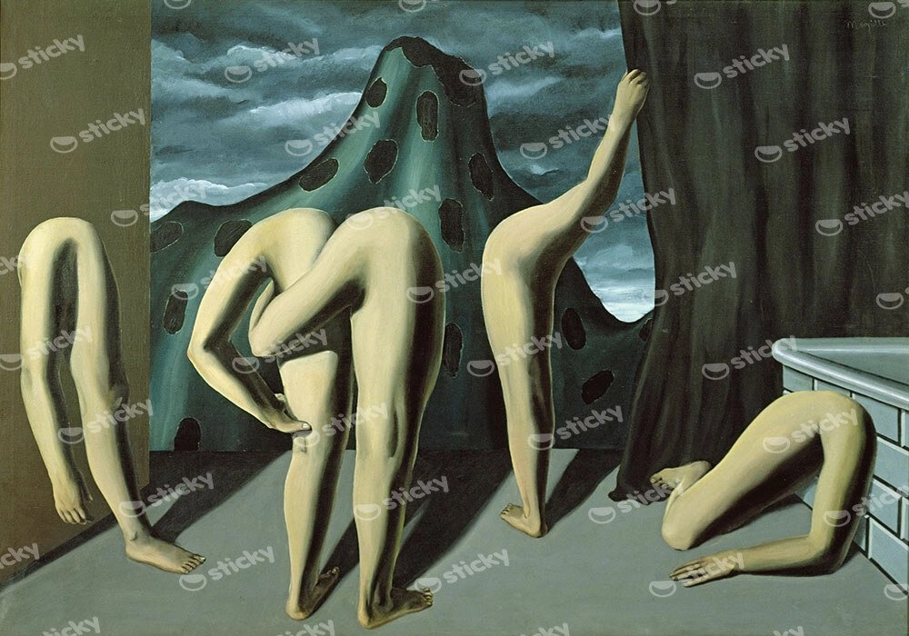 Πινακας σε καμβά MAGRITTE - INTERMISSION