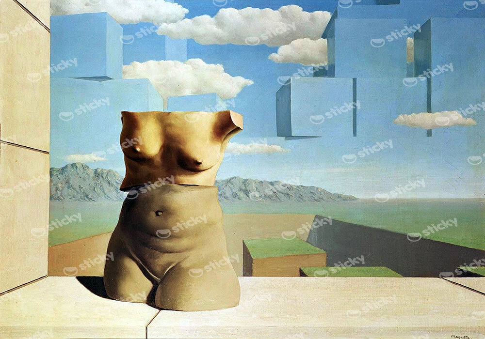 Πινακας σε καμβά MAGRITTE - THE MARCHES OF SUMMER