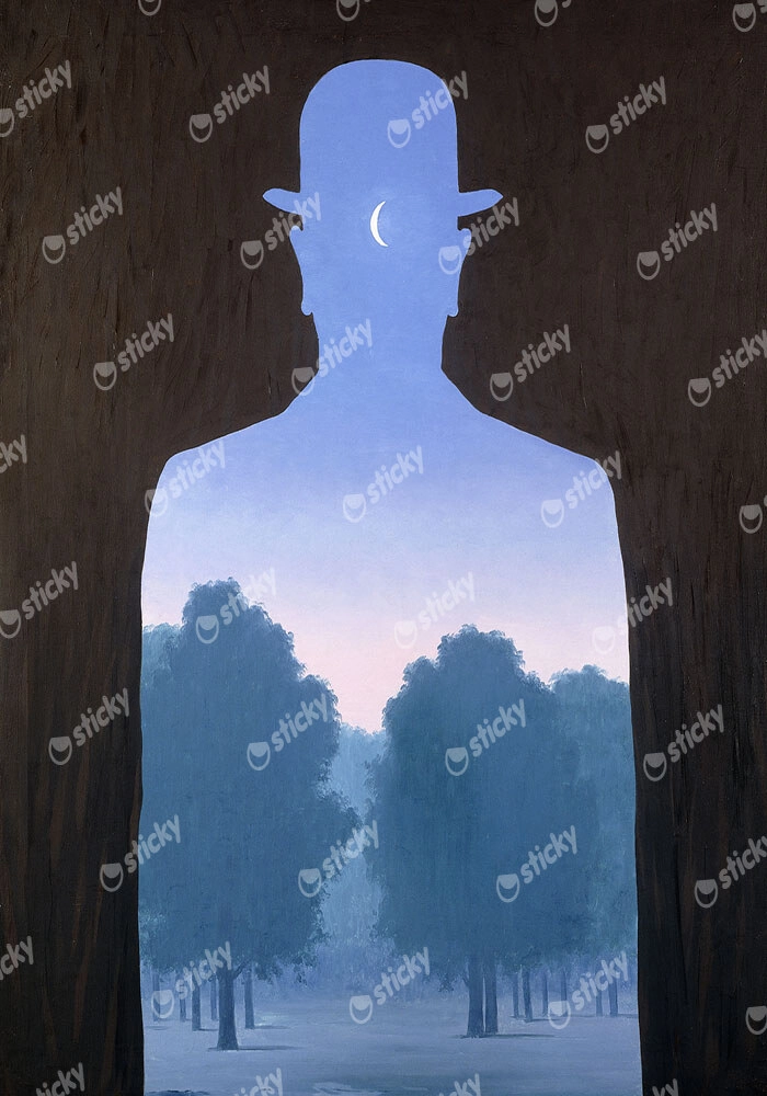 Πινακας σε καμβά MAGRITTE - A FRIEND OF ORDER