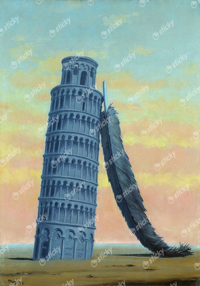 Πινακας σε καμβά MAGRITTE - MEMORY OF A JOURNEY